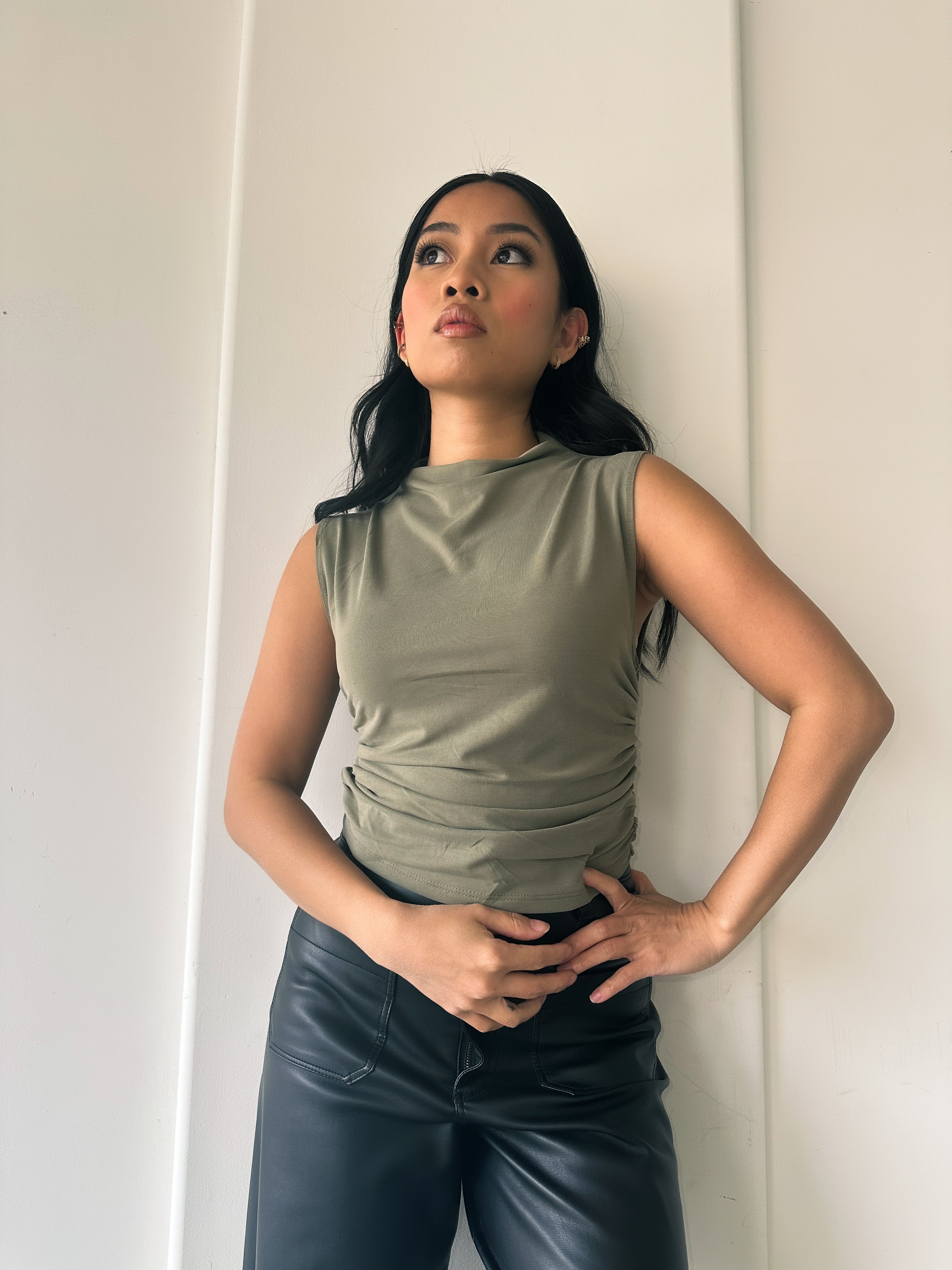 Mock Neck Top