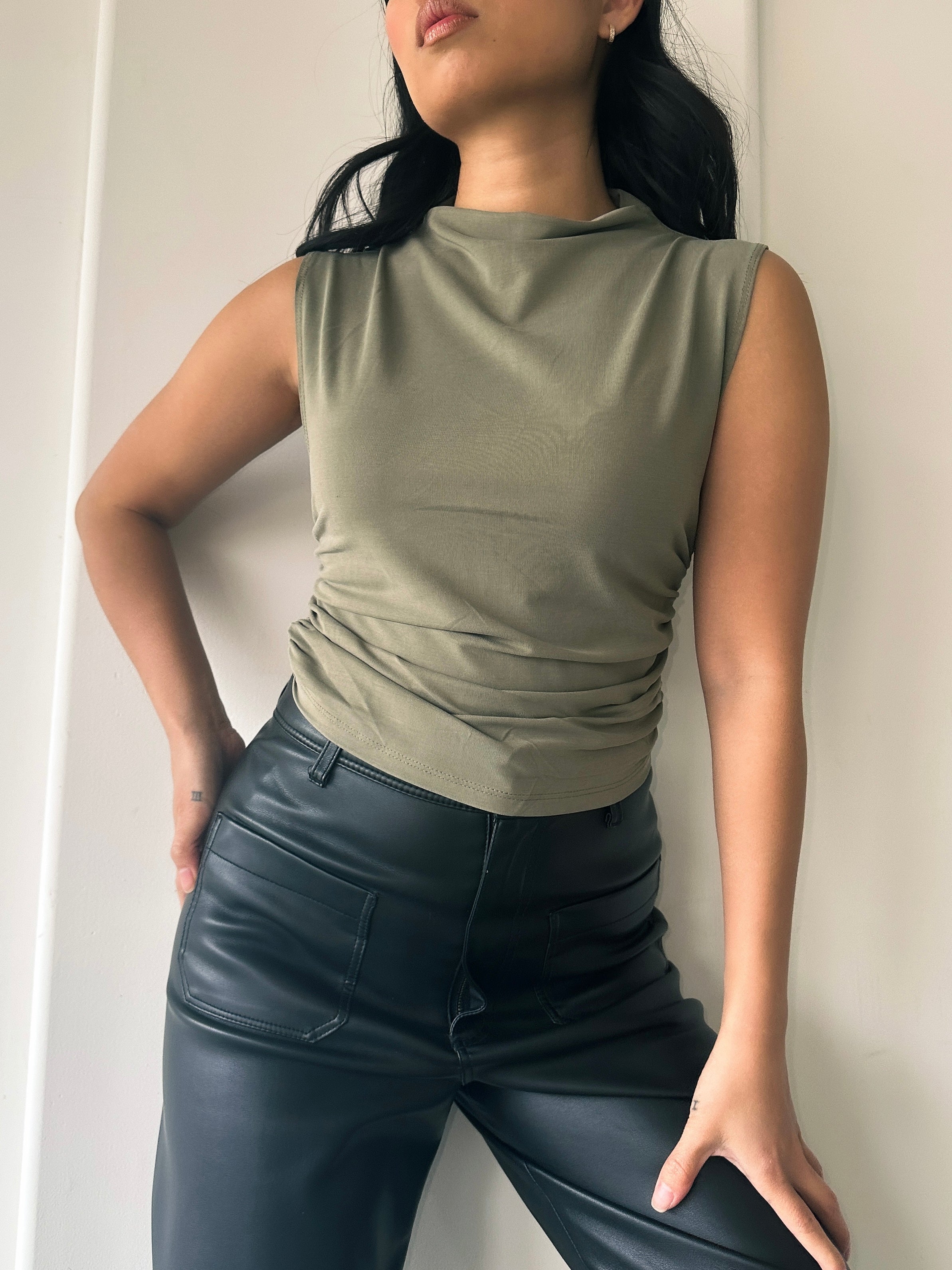 Mock Neck Top