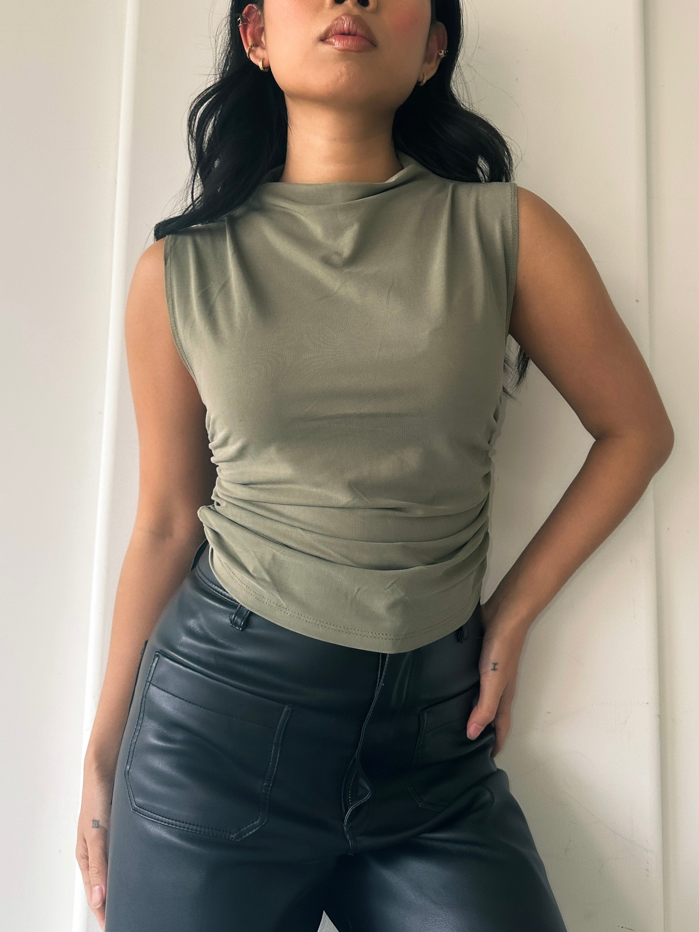 Mock Neck Top