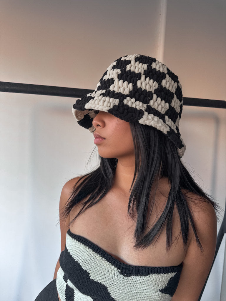 Checkmate Knit Hat